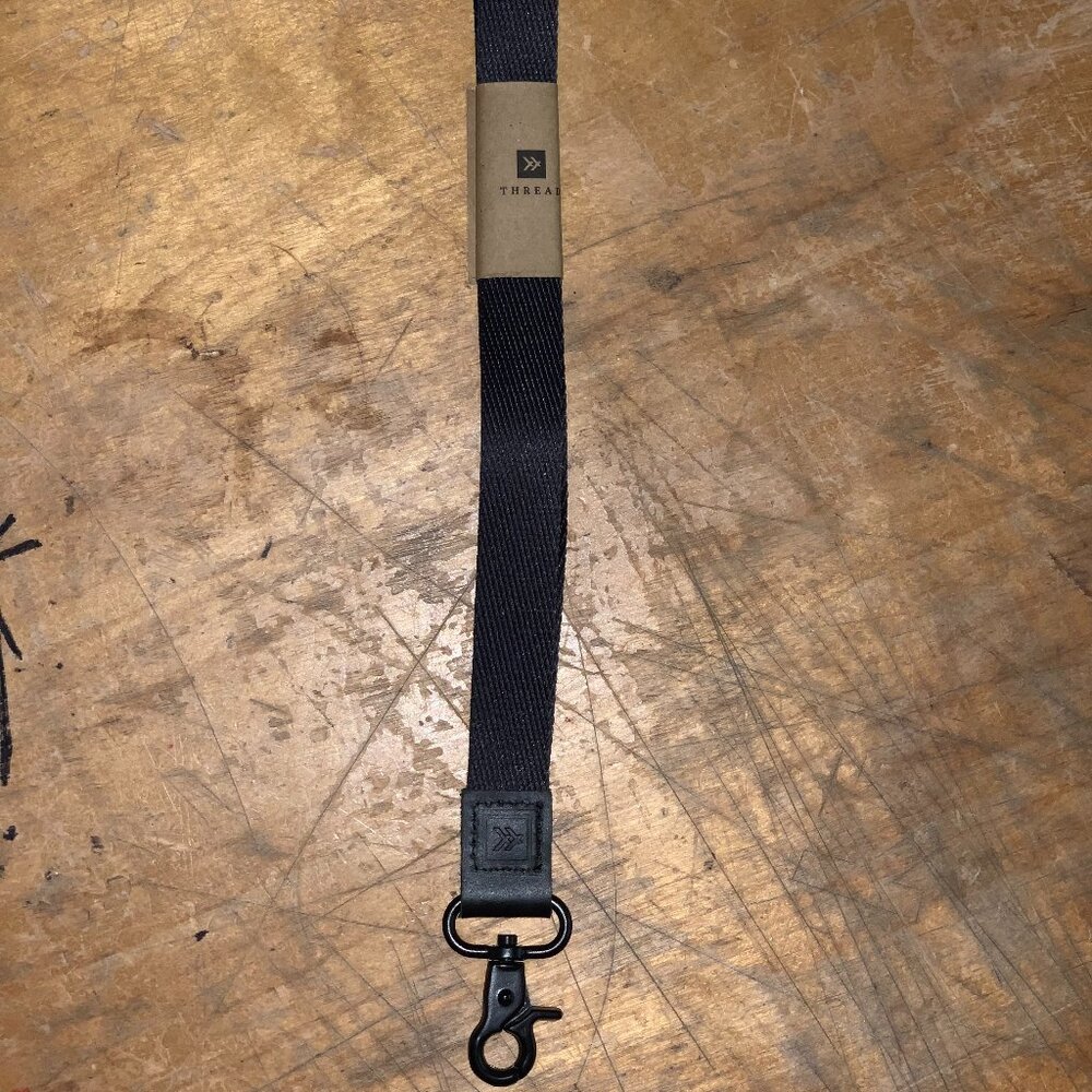 NWT Thread Brand Black Landyard